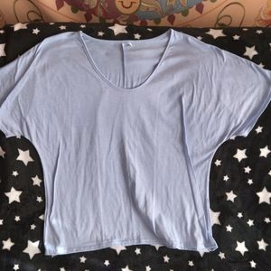🖤***2 For $15*** Blue scoop neck tshirt